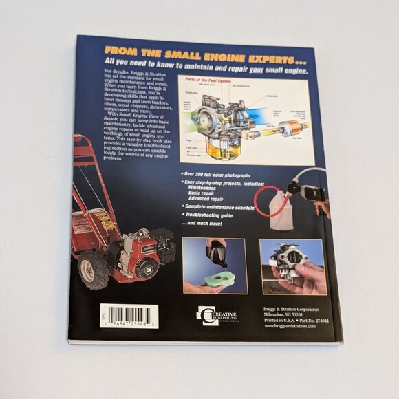 Small Engine Care & Repair A Step-By-Step Guide to Maintaining Your Small Engine - Picture 2 of 2